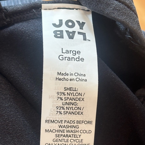 JoyLab Black Athletic Jumpsuit - Picture 3 of 5